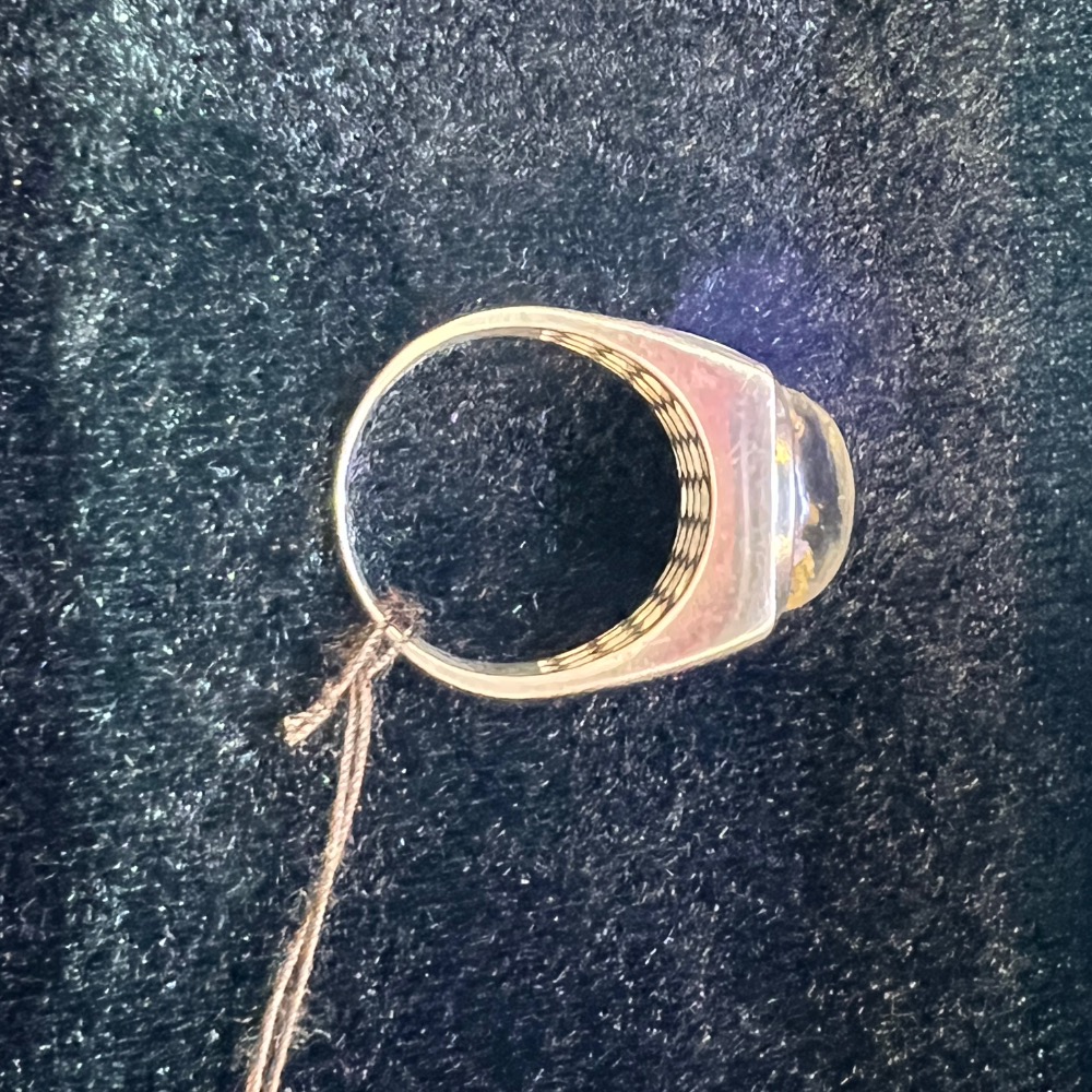 巴西天然貓眼鈦晶戒指-細節圖3