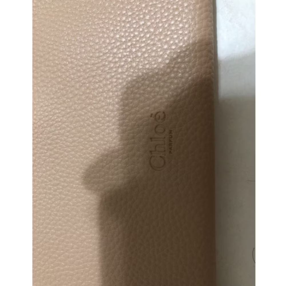 Chloe流行皮革化妝包（約20x15公分）-細節圖2