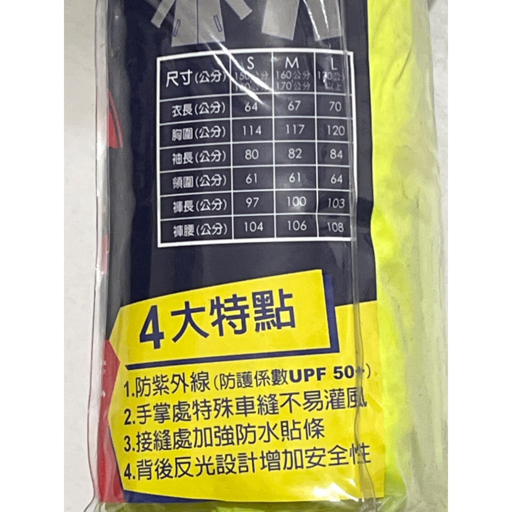 大潤發巧收二件式風雨衣（M號）傑克商店-細節圖2