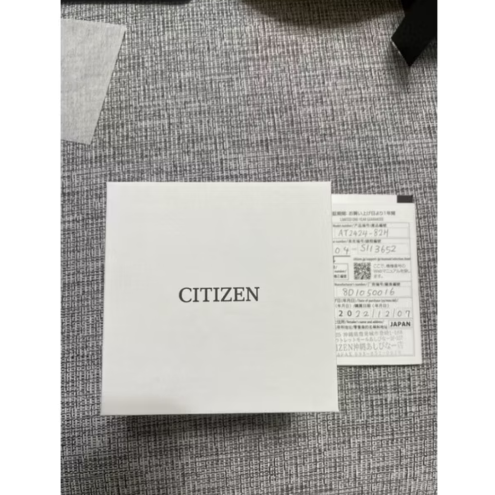星辰CITIZEN光動能三眼碼錶計時手錶AT2424-82H(日本購入）-細節圖2