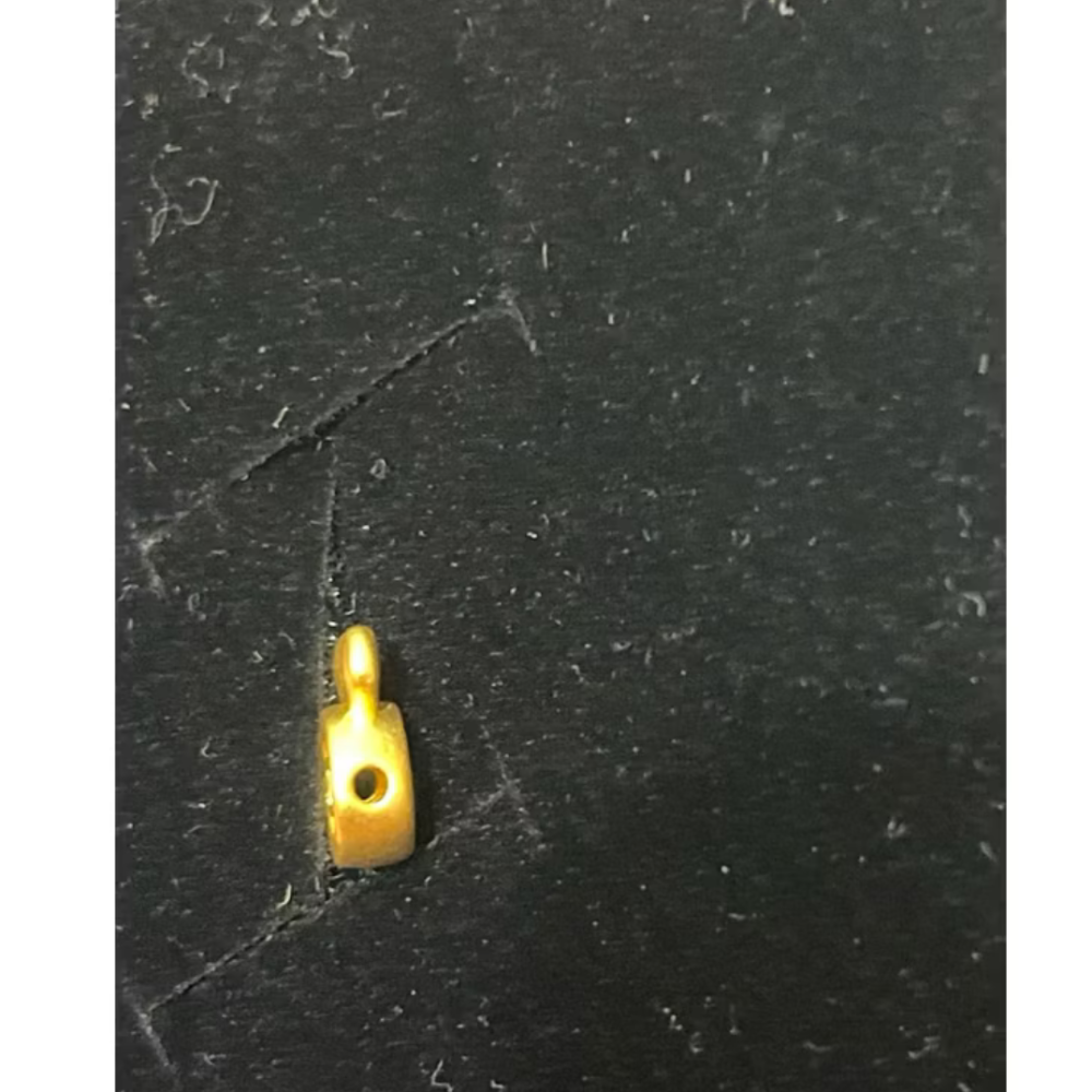 黃金錢幣小兔配件0.05錢附保證書-細節圖2