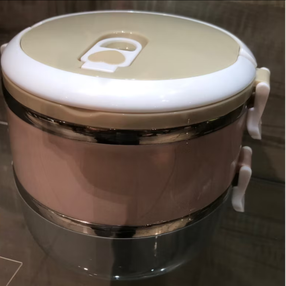 304不鏽鋼雙層保溫飯盒便當盒（傑克商店）-細節圖2