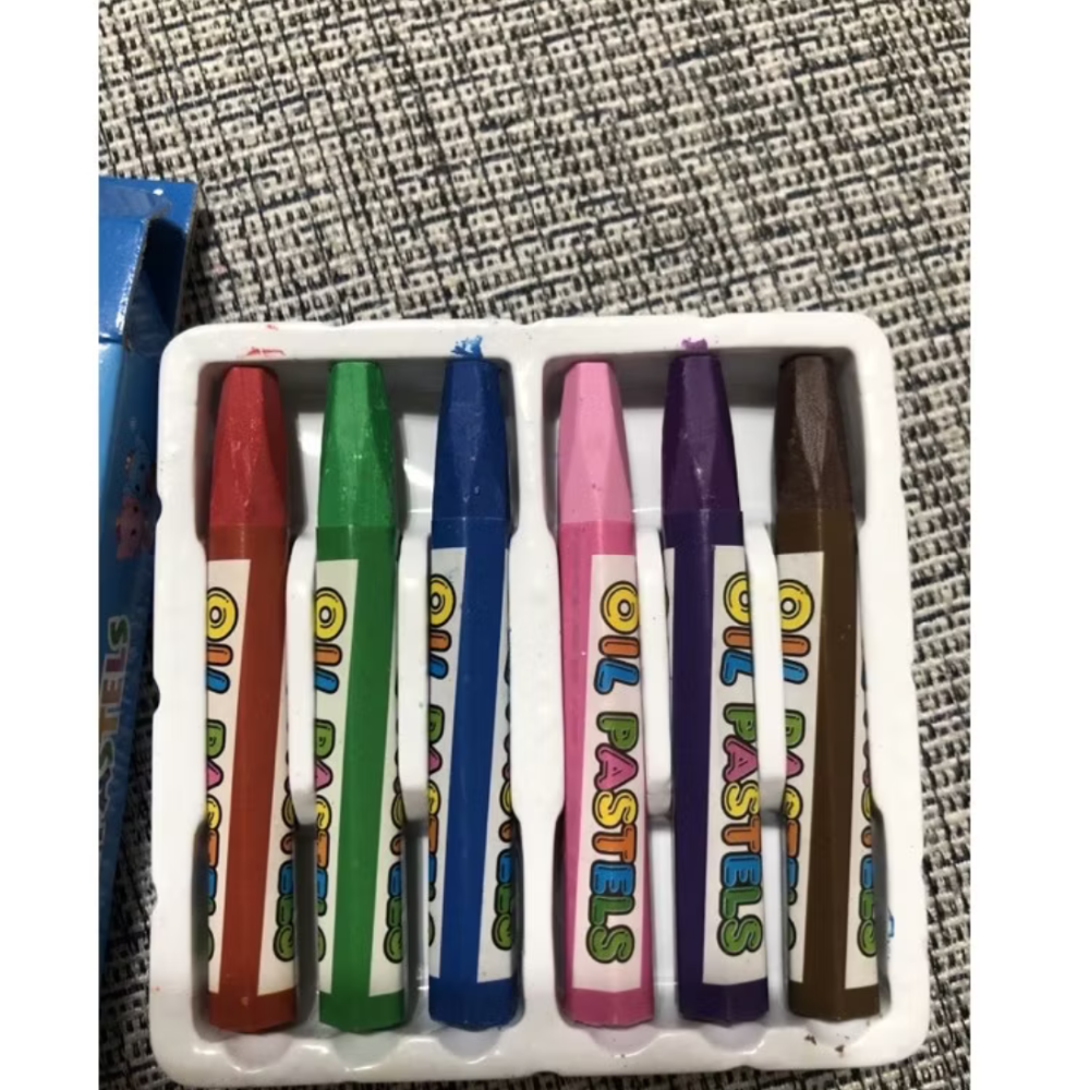 6色可愛塗鴉蠟筆（傑克商店）-細節圖2