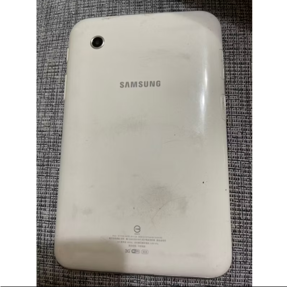 三星平板手機Tab2(功能正常）可以當零件機無傳輸線跟豆腐頭-細節圖2