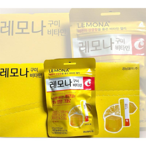 我最便宜韓國LEMONA Dr.You 維他命C果凍軟糖 Lemona 維他命軟糖 43g 維他命C 果凍 軟糖