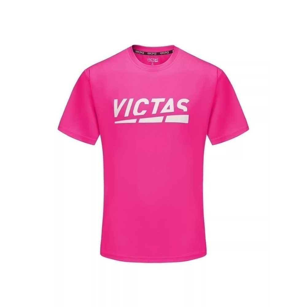 <樂勝Let＇s a win>VICTAS 桌球衣 圓領短袖 乒乓球衣 吸濕排汗 速乾材質 運動衫-細節圖3