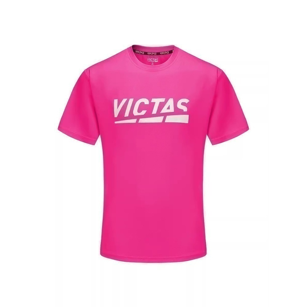 <樂勝Let＇s a win>VICTAS 桌球衣 圓領短袖 乒乓球衣 吸濕排汗 速乾材質 運動衫-細節圖3