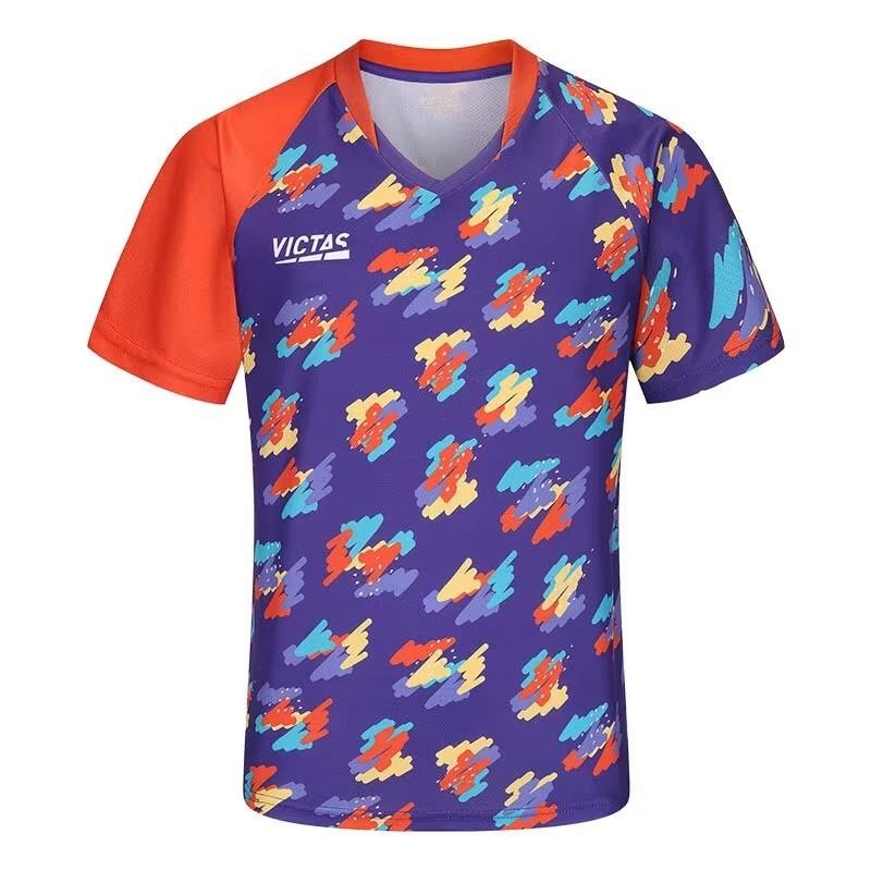 <樂勝Let＇s a win>VICTAS 桌球衣 乒乓球衣 吸濕排汗 速乾材質 兒童桌球衣 兒童比賽服-細節圖2