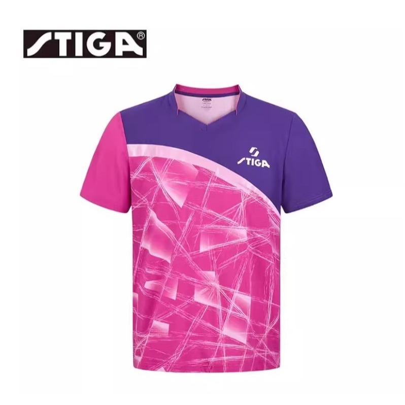 <樂勝Let＇s win>STIGA桌球衣 乒乓球衣 新款比賽服 吸濕排汗 粉/藍/橘/綠 歡迎團體訂製-細節圖5