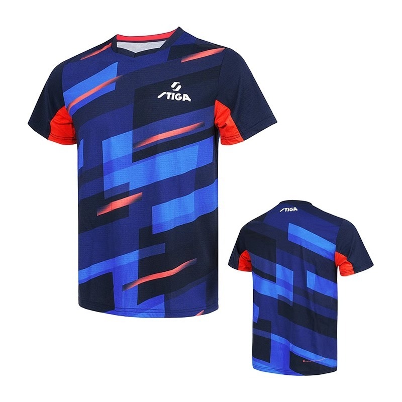 <樂勝Let＇s win>STIGA 小莫同款 平輸正品 桌球衣 乒乓球衣 吸濕排汗 紫/藍/紅-規格圖7