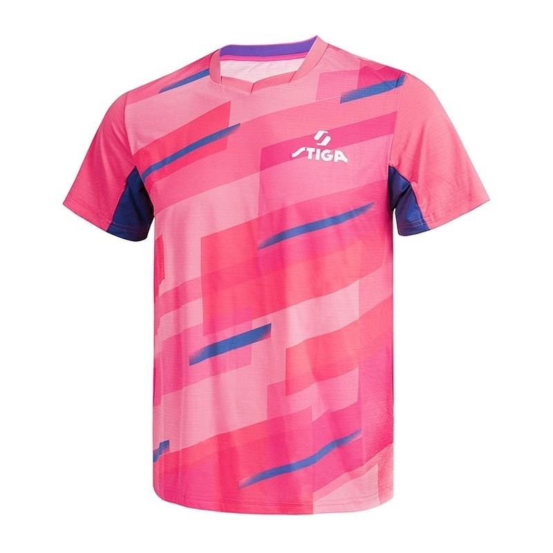 <樂勝Let＇s win>STIGA 小莫同款 平輸正品 桌球衣 乒乓球衣 吸濕排汗 紫/藍/紅-規格圖7