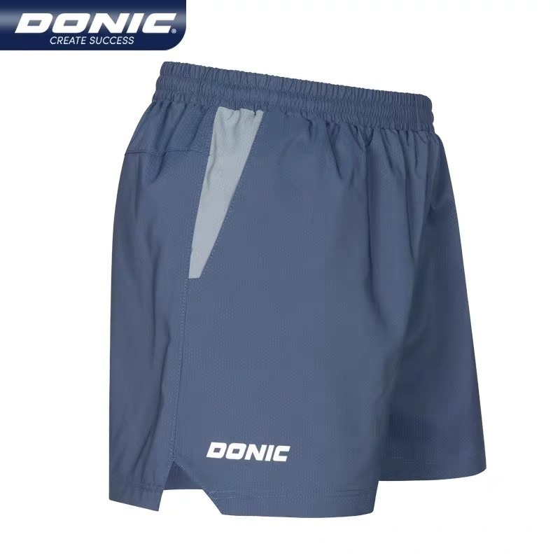 現貨供應<樂勝Let＇s win> DONIC 全絲四面彈布 桌球褲 乒乓球褲 透氣運動褲 比賽短褲 色澤牢靠 吸濕快乾-規格圖8