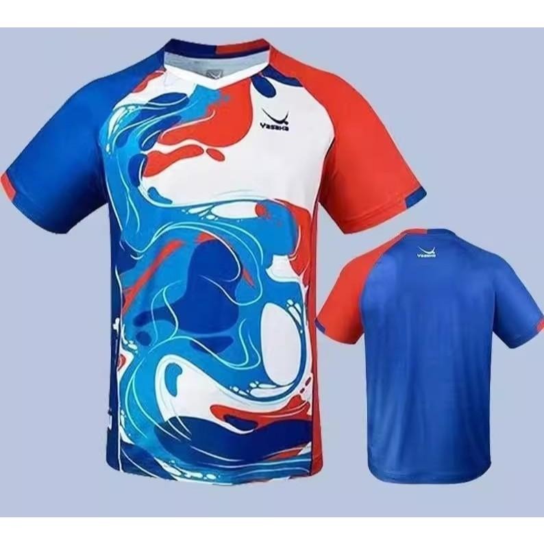 <樂勝Let＇s win>YASAKA 平輸正品 桌球服 乒乓球服 男女適用桌球衣-細節圖7