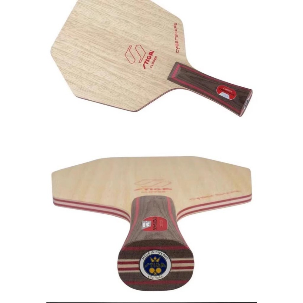 <樂勝Let＇s win> STIGA 六邊形球拍 純木五夾 七夾 cybershape 球拍-細節圖5