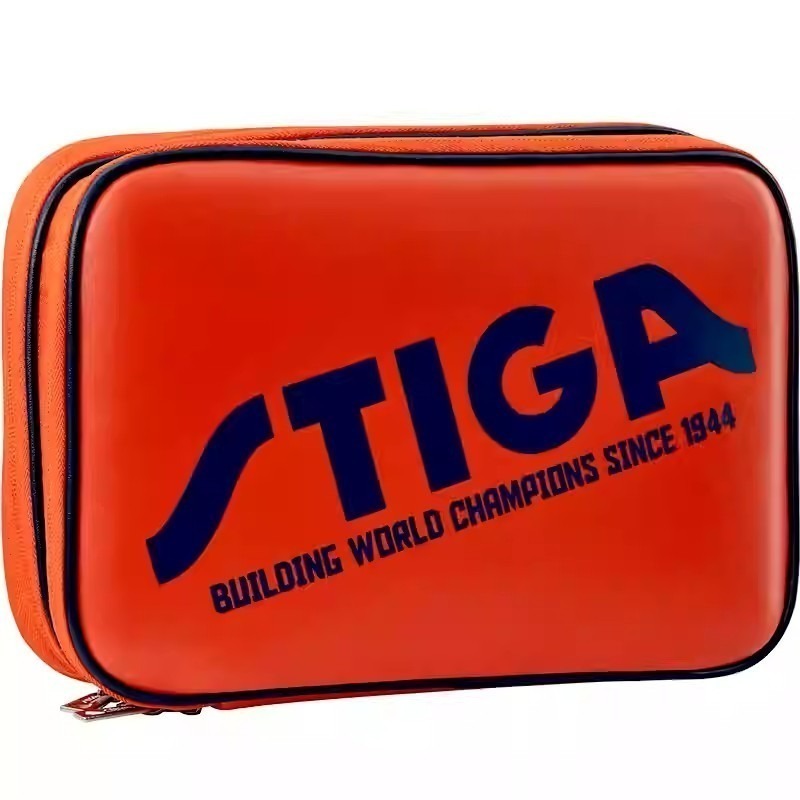 <樂勝Let＇s win>正品STIGA桌球拍套 乒乓球拍套 防潑水耐用皮質單拍套雙拍套-細節圖3