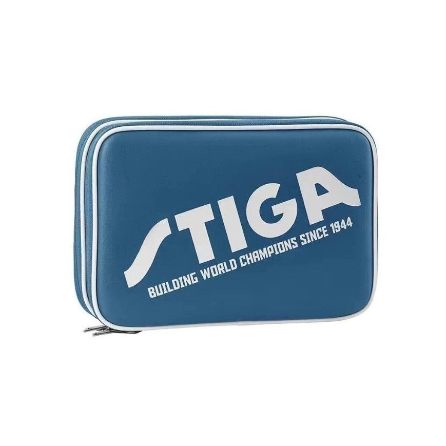 <樂勝Let＇s win>正品STIGA桌球拍套 乒乓球拍套 防潑水耐用皮質單拍套雙拍套-細節圖4