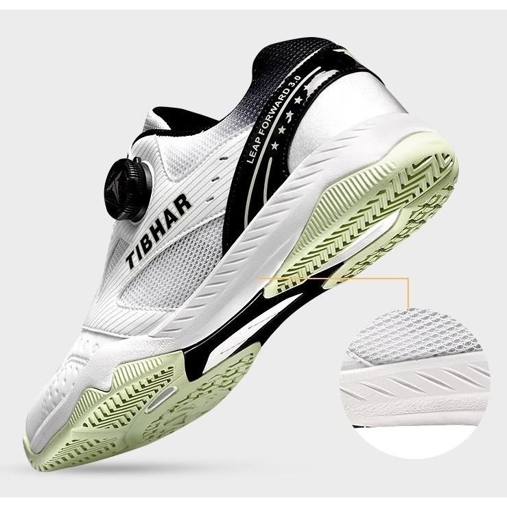 <樂勝Let＇s win> TIBHAR桌球鞋 機能性強 支撐性高 材質輕盈 分散衝擊力 買就送DONIC襪子-細節圖2