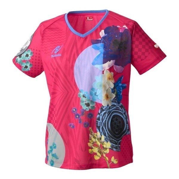 <樂勝Let＇s win>日本進口 NITTAKU 蝴蝶桌球衣 乒乓球衣 女性 紅/黑/藍 JTTA認證 比賽服-規格圖8