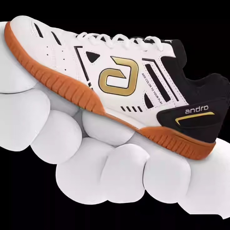 樂勝Let＇s win>andro岸度乒乓球鞋 桌球鞋 男/女款 專業牛筋底比賽訓練專用運動鞋防滑舒適-細節圖2