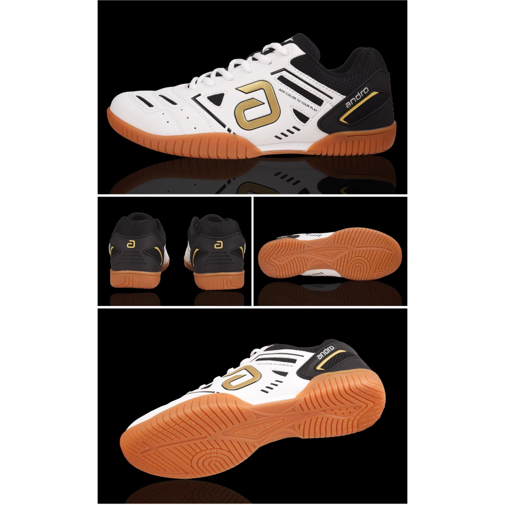 樂勝Let＇s win>andro岸度乒乓球鞋 桌球鞋 男/女款 專業牛筋底比賽訓練專用運動鞋防滑舒適-細節圖3