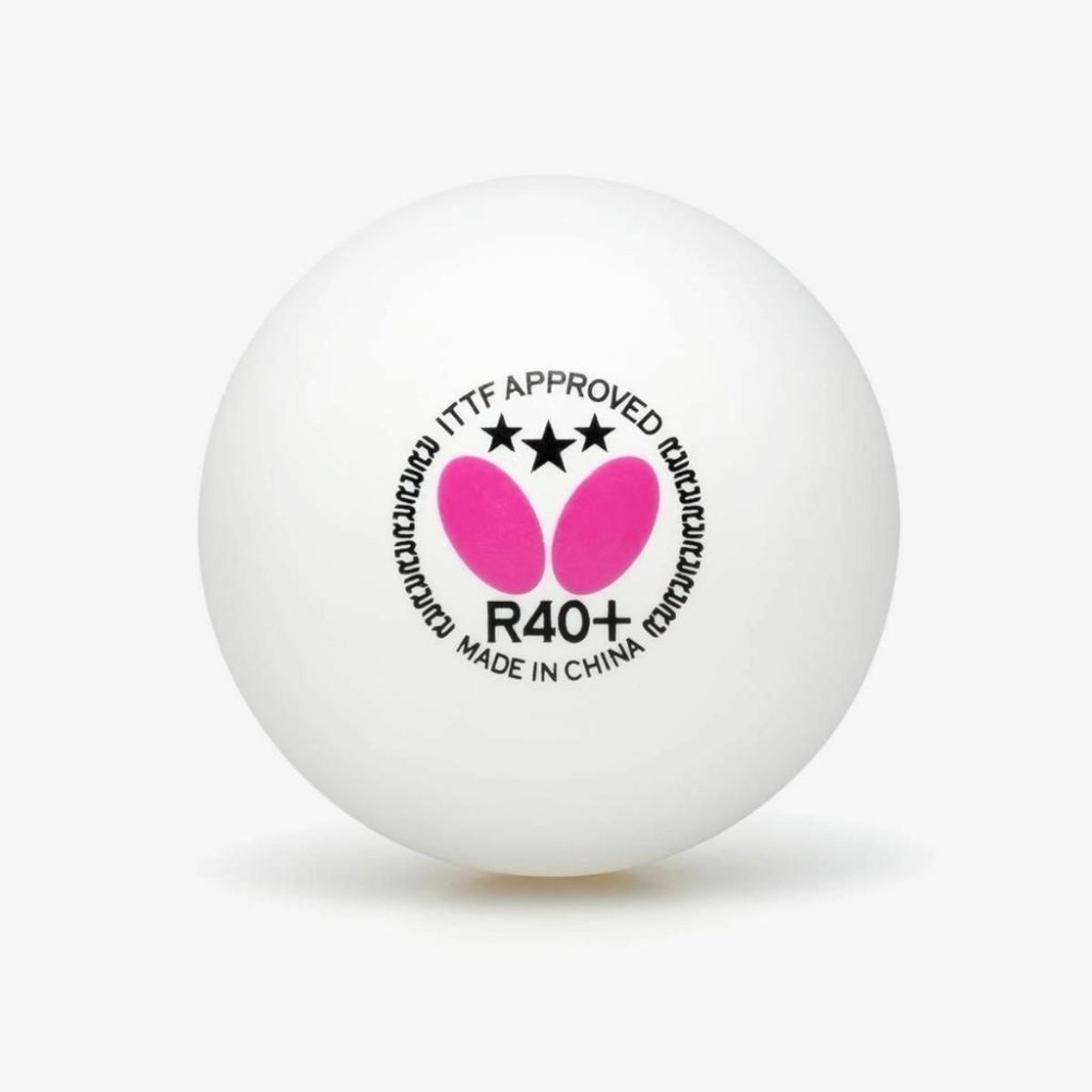 <樂勝Let＇s win> butterfly 蝴蝶乒乓球 三星球 R40 材料 手感絕佳 3入裝-細節圖2