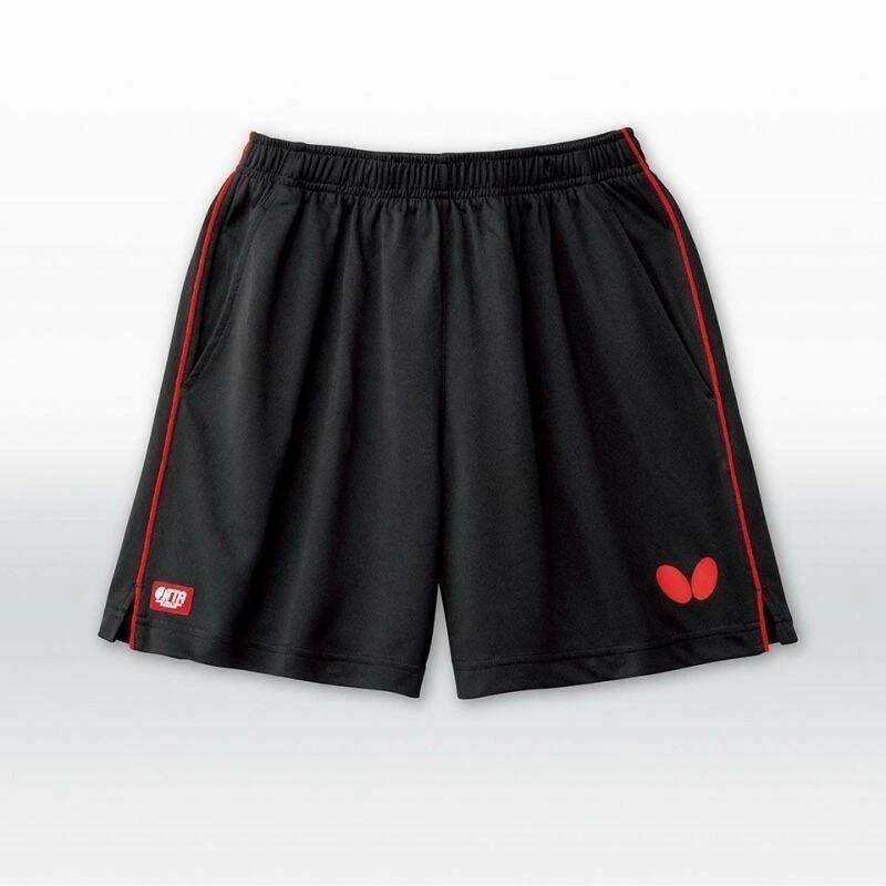 <樂勝Let＇s win>正品 BUTTERFLY 蝴蝶桌球褲 乒乓球褲 吸濕排汗 藍/紅/銀-細節圖2