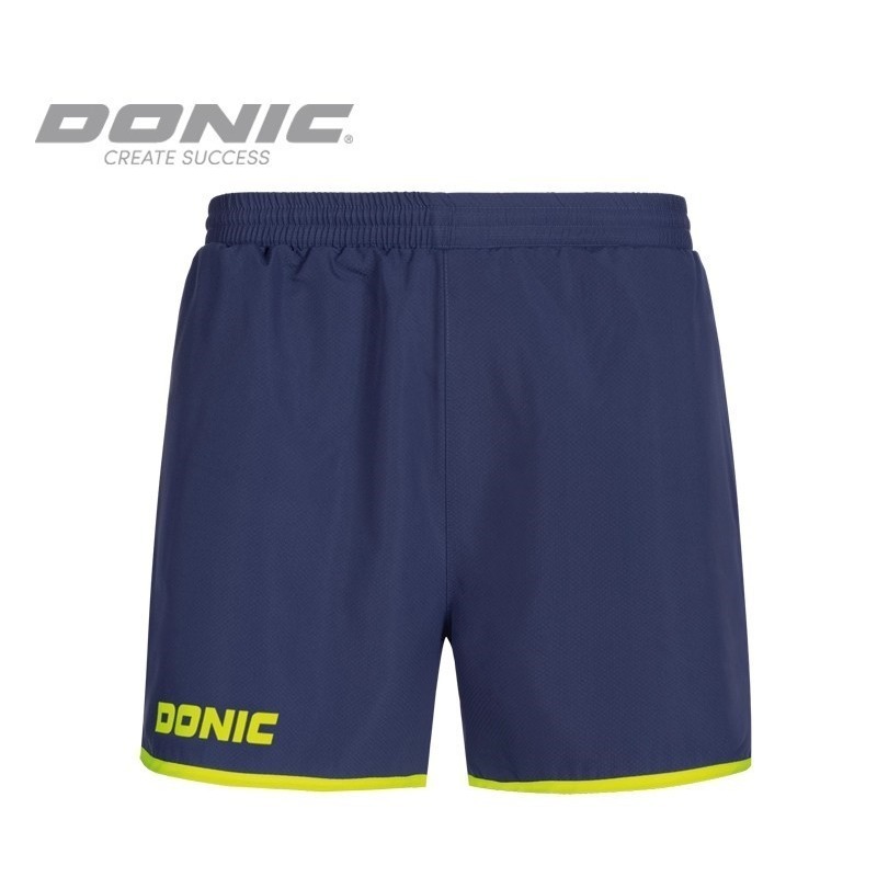 免運樂勝Let＇s win> DONIC 撞色包邊 桌球褲 乒乓球褲 透氣運動褲 比賽短褲 色澤牢靠 吸濕快乾-規格圖8