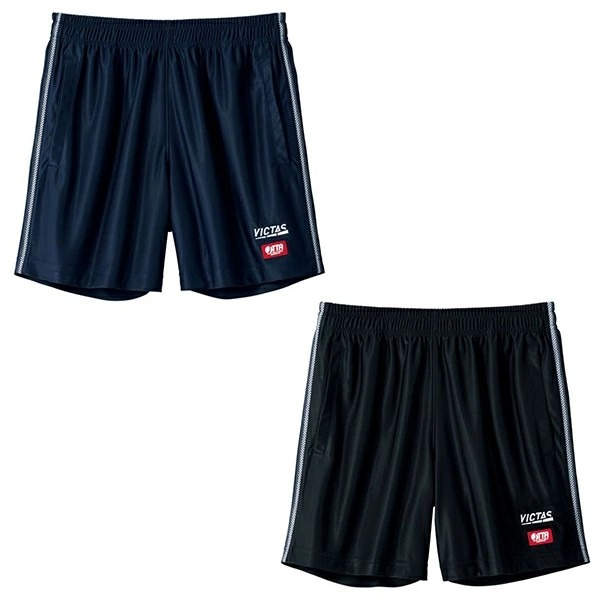 <樂勝Let＇s win>VICTAS 蝴蝶桌球褲 乒乓球褲 吸濕排汗 黑/藍 JTTA認證-細節圖3