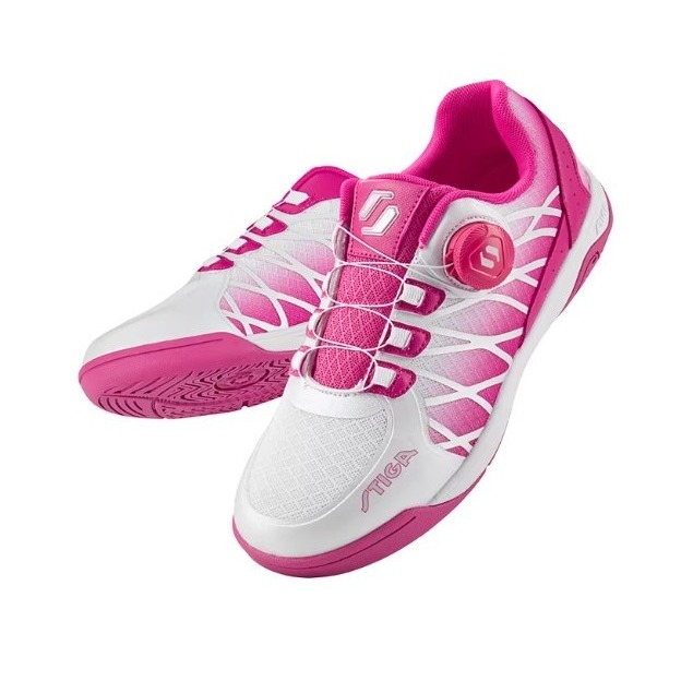 <樂勝Let＇s win>STIGA 桌球鞋 乒乓球鞋 免綁鞋帶旋鈕款 室內透氣專業比賽運動鞋-細節圖3