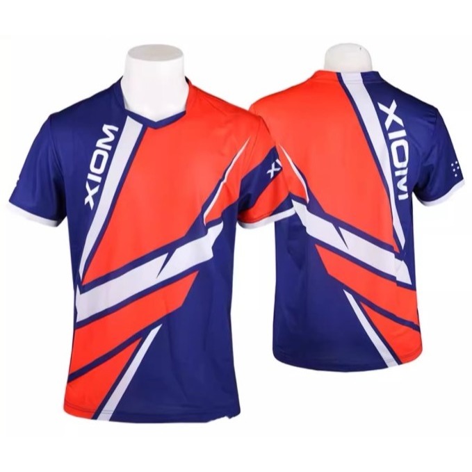 免運<樂勝Let＇s win> XIOM 桌球衣 乒乓球衣 吸濕排汗 雙面圖案 賽點系列-細節圖2