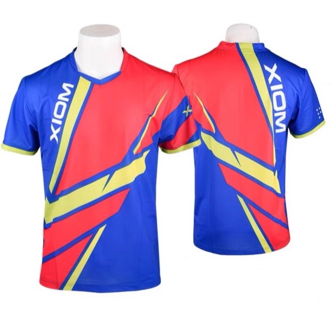 免運<樂勝Let＇s win> XIOM 桌球衣 乒乓球衣 吸濕排汗 雙面圖案 賽點系列-細節圖3