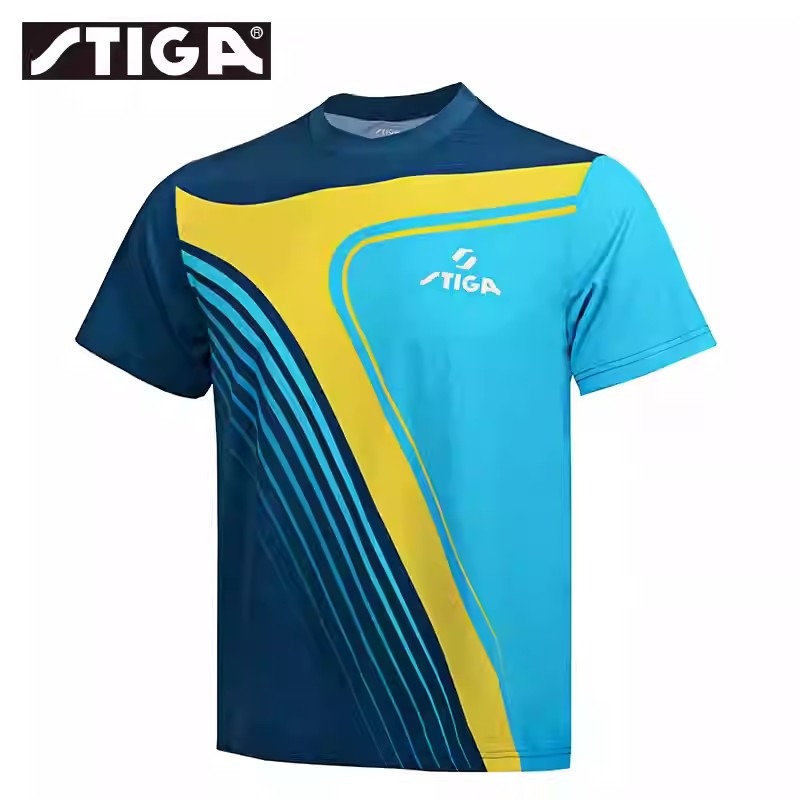 <樂勝Let＇s win>STIGA桌球衣 乒乓球衣 新款比賽服 吸濕排汗 粉/藍/橘/綠 歡迎團體訂製-細節圖4