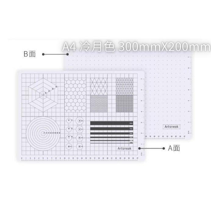<樂勝Let＇s win> 切割墊 膠皮裁切 繪畫 雕刻 美工 寫字 高品質多功能 加厚板-細節圖2