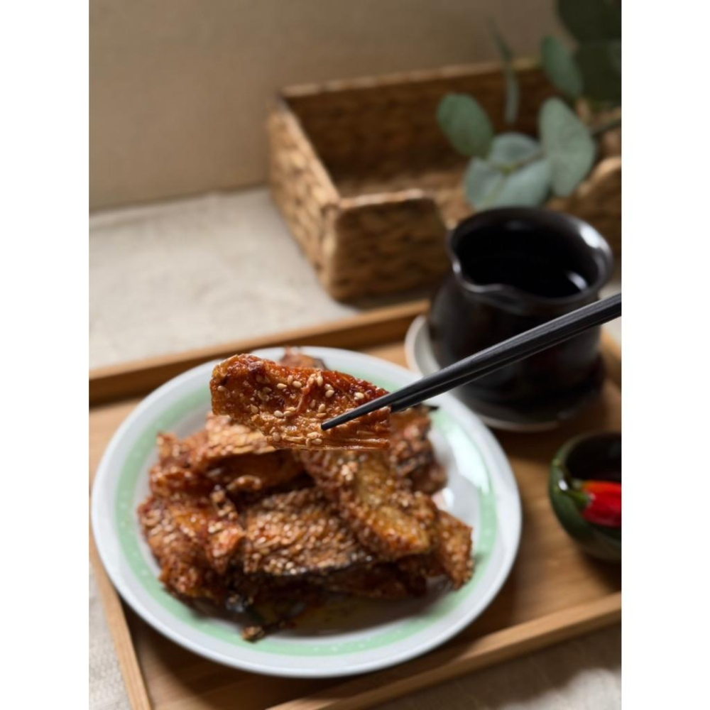 MIT台灣海洋系列-鮮味魚骨酥 辣味芝麻口味 輕辣魚骨酥 酥酥脆脆-細節圖2