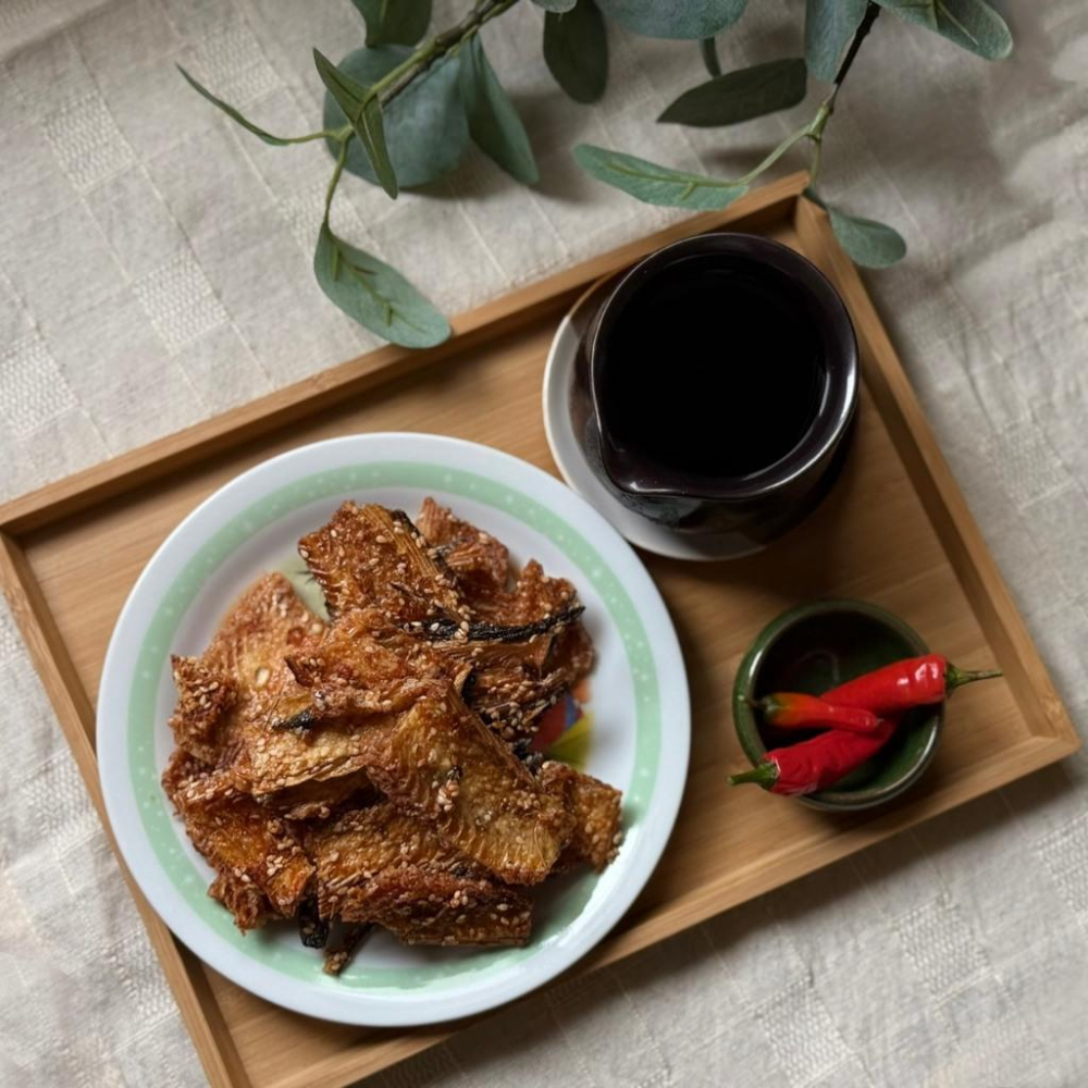 MIT台灣海洋系列-鮮味魚骨酥 辣味芝麻口味 輕辣魚骨酥 酥酥脆脆-細節圖3