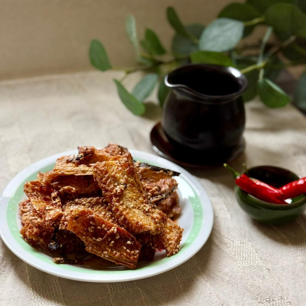 MIT台灣海洋系列-鮮味魚骨酥 辣味芝麻口味 輕辣魚骨酥 酥酥脆脆-細節圖4