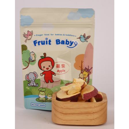💗💗小姐姐日本零食💗💗 乾燥蘋果 急速冷凍製造果乾 嬰幼兒最佳副食品-細節圖4