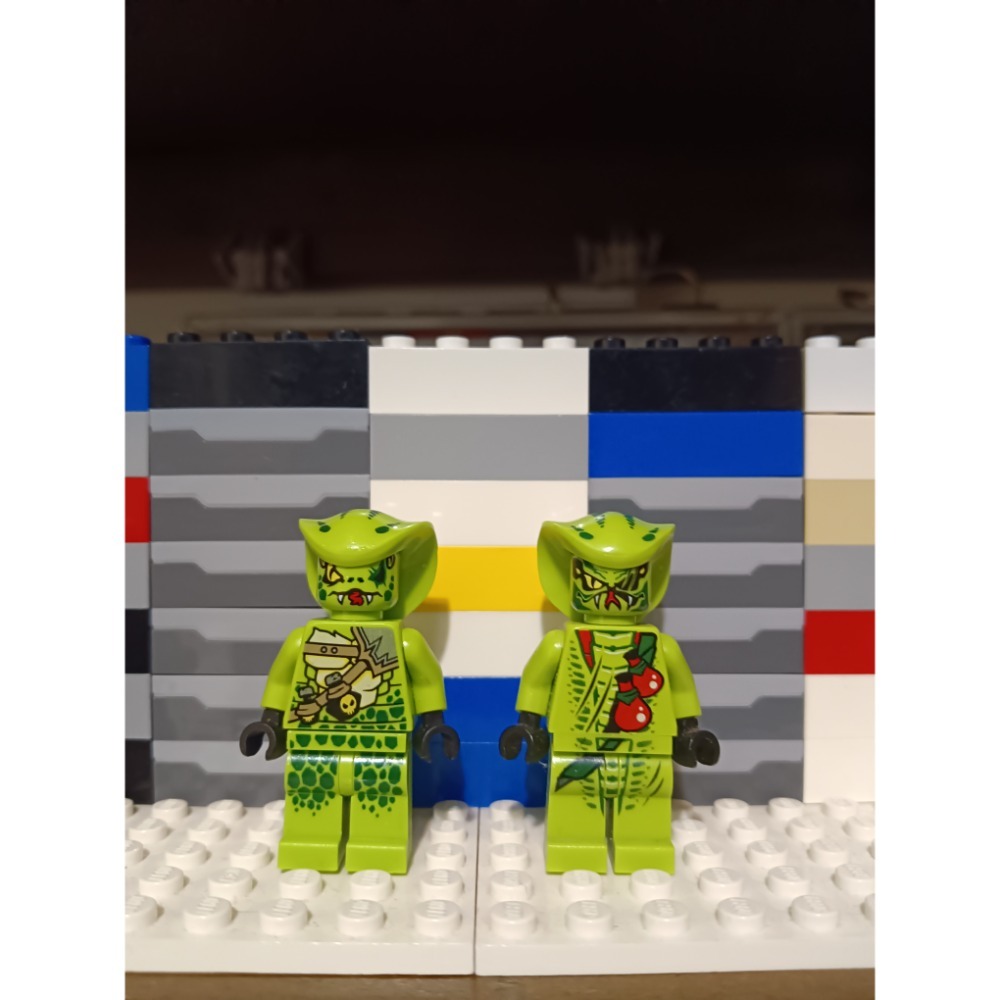 樂高 Lego 忍者 人偶 蛇兵兩隻 伽碼當 阿剛-細節圖3