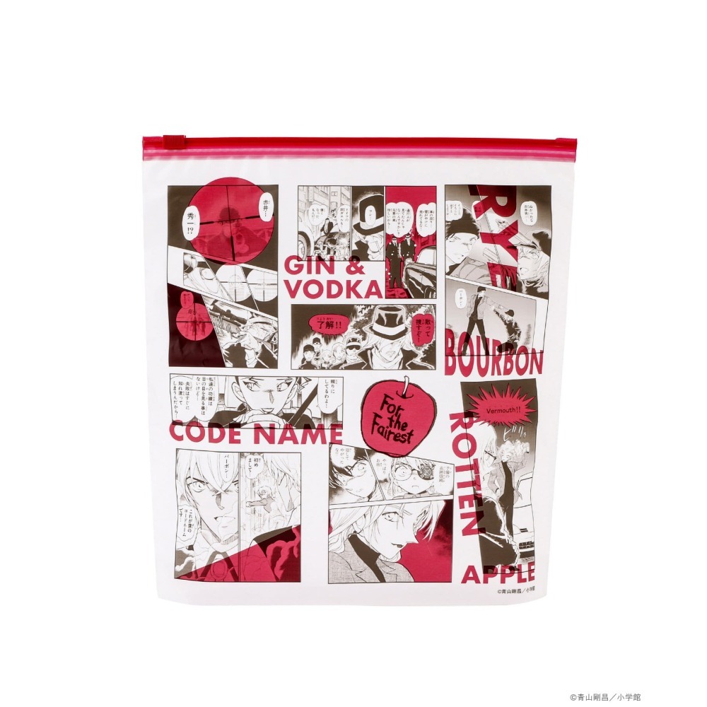 現貨 名偵探柯南 日本限定 柯南30周年 3COINS 聯名 夾鏈袋  赤井秀一 安室透-細節圖4