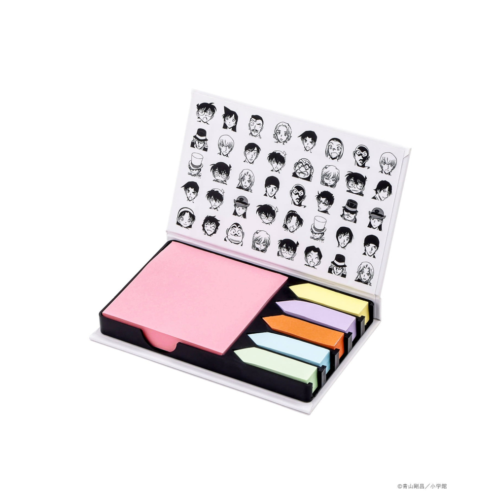 現貨 名偵探柯南 日本限定 柯南30周年 3COINS 聯名 便條紙 便利貼套組 赤井秀一 安室透 怪盜基德-細節圖2