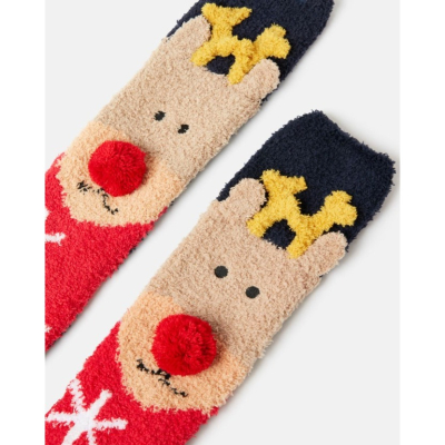 英國品牌 JOULES 凱特王妃愛用品牌 麋鹿聖誕襪(全新)