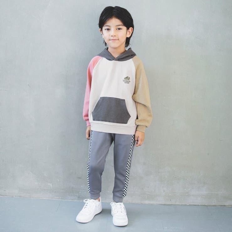 日本設計 童裝 男童 大童 撞色 帽T 連帽 長袖T恤 親子裝 男女適用（紫色、燕麥色/110~170cm）T0056-細節圖5