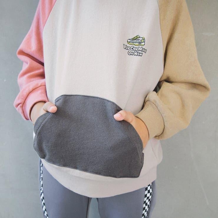 日本設計 童裝 男童 大童 撞色 帽T 連帽 長袖T恤 親子裝 男女適用（紫色、燕麥色/110~170cm）T0056-細節圖7