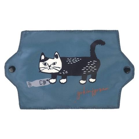 【現貨＋預購】日單 kusuguru 動物模式 貓咪 口罩 收納 收納套 收納袋（6款12色可選）ot0004 抬頭紋少-規格圖9