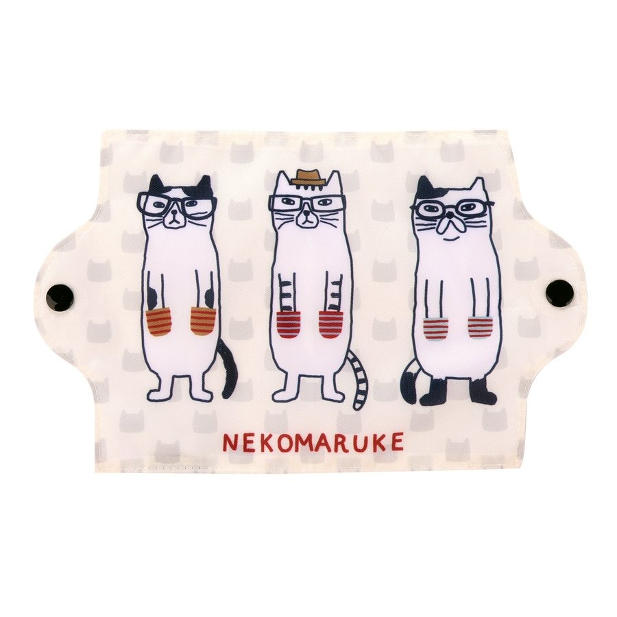 【現貨＋預購】日單 kusuguru 動物模式 貓咪 口罩 收納 收納套 收納袋（6款12色可選）ot0004 抬頭紋少-規格圖9