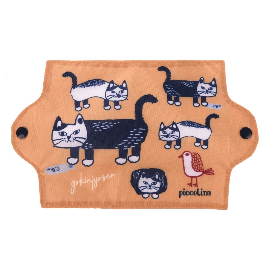 【現貨＋預購】日單 kusuguru 動物模式 貓咪 口罩 收納 收納套 收納袋（6款12色可選）ot0004 抬頭紋少-規格圖9