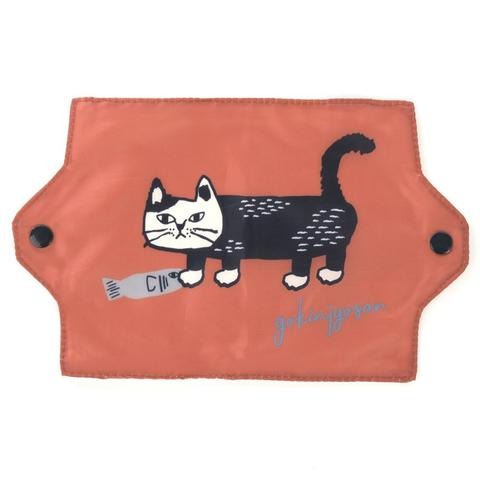 【現貨＋預購】日單 kusuguru 動物模式 貓咪 口罩 收納 收納套 收納袋（6款12色可選）ot0004 抬頭紋少-規格圖9