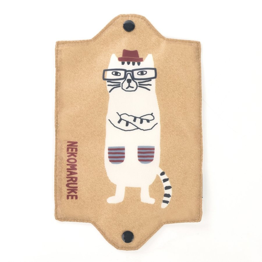 【現貨＋預購】日單 kusuguru 動物模式 貓咪 口罩 收納 收納套 收納袋（6款12色可選）ot0004 抬頭紋少-規格圖9