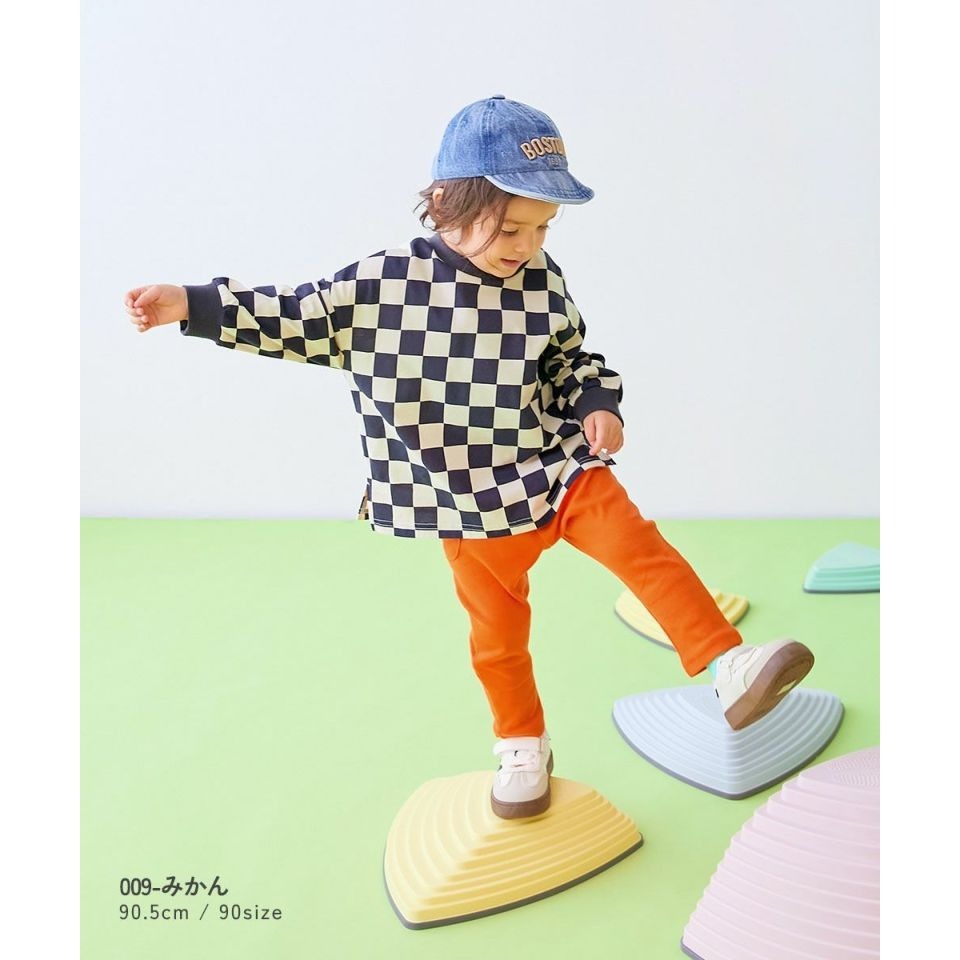 日單 不分前後 隨便穿都對的彈力兒童長褲 ｜幼兒園必備 純棉錐形褲 內搭褲 棉褲 男童 女童 P0026 抬頭紋少女-細節圖6