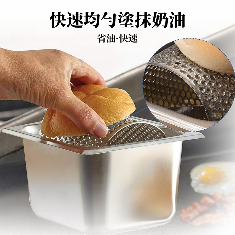【1L】奶油滾輪 奶油塗抹器 漢堡 吐司奶油塗抹器 抹醬滾筒 烹飪工具 304不銹鋼材質-細節圖3